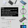 FACTOTECH USB C to Smart Tip Connector 4.5 x 3.0mm for HP Laptops 100w PD Converter USB C to Smart Tip Connector - Image 4