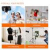 Amazon Basics Selfie Stick with Detachable Phone Clip | 107 cm Extendable | Remote Control | Compatible with Mirrorless/Action Camera, Ring Light, Gopro | Ideal for Selfies, Vlogging, Black - Image 6