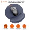 Tukzer Gel Mouse Pad| Memory Foam Cushion Mousepad with Wrist Support, Ergonomic Design| Non-Slip Rubber Base| Suitable for Gaming, Computer, Laptop, Home & Office Non-Slip Rubber Base (Grey) - Image 2