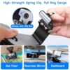 Sounce 360 Rotatable Car Mobile Holder for Dashboard Anti-Slip Multifunctional Car Rearview Mirror Phone Holder, 360° Degree Car Phone Mount, for All Mobile Phones Size Upto 6.5" Inch - Black - Image 4