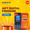 JioBharat V2 4G Phone with JioTV, JioHotstar, JioSoundPay, JioSaavn, Long Lasting Battery, LED Torch, Digital Camera | Blue | Locked for JioNetwork - Image 2