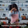 Borosil EazyPull Chopper with 3 Blades, Pull Chopper with Durable String, Mini Chopper for Kitchen, for Chopping Vegetables, Leafy Greens & Herbs, BPA-Free, Unbreakable 600 ml Chopping Bowl - Image 3