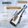 ALWAFLI Tap Extender for Kitchen Sink Universal Flexible Kitchen Faucet Rotating Water Faucet for Washbasin Flexible Tap for Easy Access Sink Sprayer Attachment (1) - Image 4