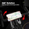 Sounce Bike Mobile Holder – 360° Rotating Phone Mount with One-Click Lock, Anti-Shake Cradle Clamp, Firm Grip for Maps, GPS & Navigation on Bicycles & Motorcycles - Image 5