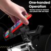 Sounce Bike Mobile Holder – 360° Rotating Phone Mount with One-Click Lock, Anti-Shake Cradle Clamp, Firm Grip for Maps, GPS & Navigation on Bicycles & Motorcycles - Image 6