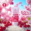 Sunrise Rice Water De-Tan Face Scrub with 50% Rice Water Complex, Cherry, Vitamin C | Detan & Brighten in 1 Use | Vegan Cellulose Gently Exfoliate & Remove Blackheads | For All Skin Type| 60g - Image 2