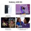 Samsung Galaxy A55 5G (Awesome Navy, 12GB RAM, 256GB Storage) | Metal Frame | 50 MP Main Camera (OIS) | Nightography | IP67 | Corning Gorilla Glass Victus+ | sAMOLED with Vision Booster - Image 3