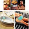 GOPI Flat Pastry Brush | Multi-Purpose Silicone Durable Easy Use | Oil Cooking Brush for Grilling, Tandoor, Cooking, Baking, BBQ | Cooking Tools | Multicolor - Set of 2 - Image 7