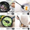 Non-Stick Safe Nylon Kitchen Tool Set – 6-Pieces of Cooking Essentials – Turner, Ladle, Spaghetti Server, Slotted Spoon & More in Black - Image 5