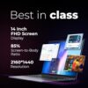 CHUWI CoreBook X Laptop 12thGen i3-1220P Processor, 8GB DDR4 RAM and 512GB SSD, Intel® UHD Graphics,14.0" FHD IPS Display, Backlit Keyboard, Windows 11 Home, WIFI6, BT5.2, 3.5MM Jack, Metal Body, Grey - Image 2