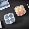 Ultra soft Blender Makeup Sponge Set of 4 with box (Multicolor). - Image 2