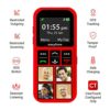 senior world Easyfone Star - Sim 1.7 inch Kids Phone with Safety Features Like Photo Speed dial, Simple menu, SOS, Incoming Call Restriction, SOS etc Red - Image 3