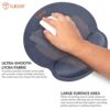 Tukzer Gel Mouse Pad| Memory Foam Cushion Mousepad with Wrist Support, Ergonomic Design| Non-Slip Rubber Base| Suitable for Gaming, Computer, Laptop, Home & Office Non-Slip Rubber Base (Grey) - Image 3
