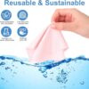 Microfiber Cleaning Polishing Cloth for Mobile Screen Camera Lense Tablets iPad Monitors Desktop Laptop Sunglasses and Other Glass Materials (Multi-Color) 6 x 7 Inches - Pack of 5 - Image 5