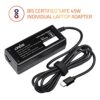 Artis 45W USB Type C Compatible Laptop Adapter with Power Cable - Image 3