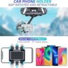 Mobile Holder for Car 360° Rotation, Multifunctional Drive Easy Rearview in Rotatable Stand Mount, Adjustable Hanging Anti Shake Rearview Mirror Phone Holder for All Mobile Phones. - Image 9