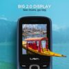 Lava A1 Vibe (2025) Dual SIM Keypad Phone with 2'' Big Display | Long-Lasting AI Battery | Vibration Alert | FM Radio & MP3 Player | Military-Grade Durability – Blue - Image 2