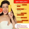 DOT & KEY Vitamin C + E Super Bright Sunscreen Spf 50 |Water-Light,UVA/UVB & Blue Light Protection|For Even Toned & Glowing Skin|With Liquid Spf 50+++| No White Cast| For All Skin Types| 30G - Image 4