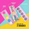 Swiss Beauty ColourPlay 5 in 1 Water Eyeliner Palette with Pigmented shades | Smudge-proof, Long lasting Matte Eyeliner with Flexi Tip Brush| Shade - Neon Party, 5g - Image 5