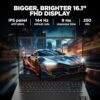 HP OMEN Gaming, 13th Gen Intel Core i7-13620H, 8GB NVIDIA RTX 4060, 16GB DDR5, 1TB SSD, 16.1-inch(40.9cm), 144Hz, IPS, FHD Gaming Laptop, RGB Backlit KB, B&O(Win 11, Office 21, Black, 2.35kg) wd0012TX - Image 5