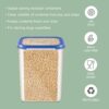 MILTON Stacko 360° 6000 Modular Multi-Purpose Plastic Container with Air Tight Lid for Kitchen Storage, Food Grade and BPA Free, Spices, Atta, Grains, Pantry Organizers, 5.75 Litres, Clear - Image 4