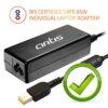 Artis AR0506 65Watt Laptop Charger/Adapter with Power Cord Compatible with Lenovo Laptops (20V/3.25A, 65Watt) (USB Pin) (BIS Certified) - Image 5