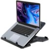 ELV Direct Adjustable Foldable Laptop Stand, Portable Laptop Riser, Laptop Tabletop Stand for Desk Foldable, Ergonomic Computer Notebook Stand Holder for Laptops up to 15.6 Inches - Image 3