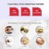 Radiant 25 Meters Food Wrapping Paper, Re-heatable Non Stick Paper,Premium Non-Stick Butter Wrapping Paper White, 28 cm x 25 m Roll (25 mtr) - Image 5
