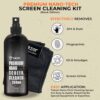 Tukzer 3 in 1 Professional Screen Cleaning Kit (250ml) for Laptop, Smartphone, Tablet, Camera, Lens, Binocular, TV, Monitor (Includes: Anti-Static Liquid Spray + Plush Microfiber Cloth + Soft Brush) - Image 2