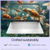 HP 15s, 12th Gen Intel Core i3-1215U, 8GB DDR4, 512GB SSD, (Win 11, Office 21, Silver, 1.69kg), Anti-Glare, 15.6-inch (39.6cm) FHD Laptop, Intel UHD Graphics, HD Camera, Dual Speakers, fy5011TU - Image 11