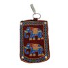 Kuber Industries Embroidered Velvet Mobile Cover with Saree Hook, Multicolor - Image 2