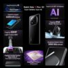 Redmi Note 14 Pro+ 5G AI Smartphone (Titan Black, 12GB RAM + 512GB Storage) | Snapdragon 7s Gen 3 Processor | AMOLED Display | Dual Nano-SIM | 6200mAh Battery - Image 7