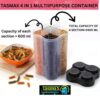 4-in-1 Kitchen Storage Box Set – Plastic Containers for Kitchen Storage | Multipurpose Jars & Boxes for Spices, Grains & Snacks | Durable & Space-Saving Design (Pack of 1) - Image 3