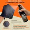Tukzer 3 in 1 Professional Screen Cleaning Kit (250ml) for Laptop, Smartphone, Tablet, Camera, Lens, Binocular, TV, Monitor (Includes: Anti-Static Liquid Spray + Plush Microfiber Cloth + Soft Brush) - Image 3