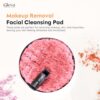 Gleva Reusable Makeup Remover Pad, Double Side Washable Face Pad, Makeup Remover Cloth, Easily Remove Stubborn Face & Eye Makeup, Makeup Eraser Cloth for All Skin Types (Red) - Image 2