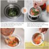 ZIBUYU® Sink Strainer Stainless Steel Waste Strainer for Kitchen Sink Drainer Net Strainer for Bathroom & Kitchen Sink Mesh Strainer, (4.33 inch) - 1 Pack - Image 4