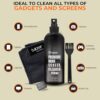 Tukzer 3 in 1 Professional Screen Cleaning Kit (250ml) for Laptop, Smartphone, Tablet, Camera, Lens, Binocular, TV, Monitor (Includes: Anti-Static Liquid Spray + Plush Microfiber Cloth + Soft Brush) - Image 6
