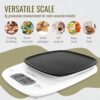 HealthSense Weight Machine for Kitchen, Kitchen Food Weighing Scale for Health, Fitness, Home Baking & Cooking with Bright LCD, Touch Button, Tare Function & 1 Year Warranty – Chef-Mate KS 63 - Image 5