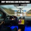 Mobile Holder for Car 360° Rotation, Multifunctional Drive Easy Rearview in Rotatable Stand Mount, Adjustable Hanging Anti Shake Rearview Mirror Phone Holder for All Mobile Phones. - Image 5
