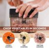 Borosil EazyPull Chopper with 3 Blades, Pull Chopper with Durable String, Mini Chopper for Kitchen, for Chopping Vegetables, Leafy Greens & Herbs, BPA-Free, Unbreakable 600 ml Chopping Bowl - Image 4