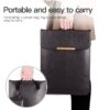 SwooK Laptop Sleeve 13 inch Case for 2020 M1 MacBook Air New 13.3, 12.9" iPad Pro, 13.5" Surface, MateBook X, PU Leather Waterproof Computer Cover Bag with Pouch, Coffee - Image 3