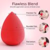 SUAKE Professional Beauty Blender Sponges for Face Makeup | Beauty Blender Face Sponge Puff for all Skin Types - Soft, Latex-Free, Reusable (Single Colour Pack of 2) - Image 2