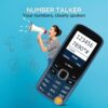 Lava A1 Vibe (2025) Dual SIM Keypad Phone with 2'' Big Display | Long-Lasting AI Battery | Vibration Alert | FM Radio & MP3 Player | Military-Grade Durability – Blue - Image 6