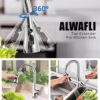 ALWAFLI Tap Extender for Kitchen Sink Universal Flexible Kitchen Faucet Rotating Water Faucet for Washbasin Flexible Tap for Easy Access Sink Sprayer Attachment (1) - Image 2