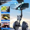 Mobile Holder for Car 360° Rotation, Multifunctional Drive Easy Rearview in Rotatable Stand Mount, Adjustable Hanging Anti Shake Rearview Mirror Phone Holder for All Mobile Phones. - Image 3