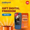 JioBharat V4 4G Phone with JioTV, JioHotstar, UPI, JioSoundPay,JioSaavn, Long Lasting Battery, LED Torch, Digital Camera | Blue | Locked for JioNetwork - Image 2