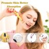 Dealsure 2 in 1 Energy Beauty Bar Electric Vibration Facial Massage V shape Roller Waterproof Face Skin Care T-Shaped Anti Wrinkle Massager for Forehead Cheek Neck Clavicle Arm (Gold Colour) - Image 8