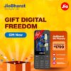 JioBharat J1 4G Keypad Phone with JioTV, JioHotstar, UPI, JioSoundPay, JioSaavn, JioChat, JioPhotos, Powerful 2500mAh Battery, LED Torch, Digital Camera | Dark Grey | Locked for JioNetwork - Image 2