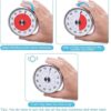 Jessica Exim Mechanical Kitchen Timer with Magnetic Base – 360° Rotary Visual Timer for Kids, Cooking, Studying, Fitness, Baking, and Teaching – Stainless Steel Countdown Timer with Alarm - Image 6