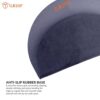 Tukzer Gel Mouse Pad| Memory Foam Cushion Mousepad with Wrist Support, Ergonomic Design| Non-Slip Rubber Base| Suitable for Gaming, Computer, Laptop, Home & Office Non-Slip Rubber Base (Grey) - Image 5
